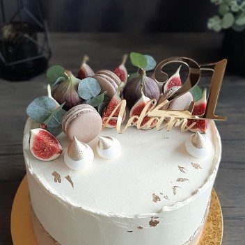 ideatree, zápich na tortu, drevený zápich, zápich s menom, detský, zapichovátko, zlatý, nové mesto nad váhom