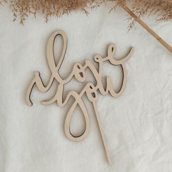 ideatree, zápich na tortu, drevený zápich, zapichovátko, valentínsky zápich, valentín, z lásky, nové mesto nad váhom